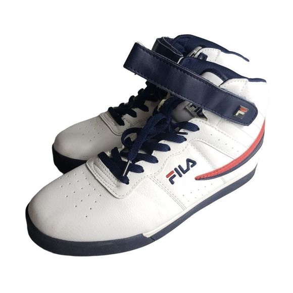 Fila Other - Fila Vulc 13 Mid White Red Blue Sneakers
